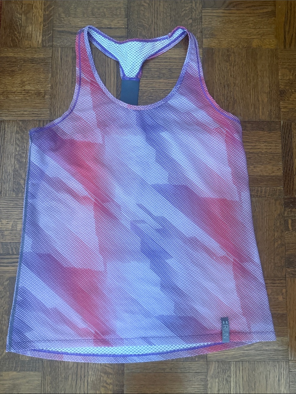 Under Armour Pink & Purple Racerback Performance Tank